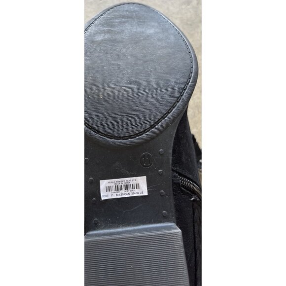 torrid Black 11605251 Faux Suede Ankle Boots Heel Life Stride Women’s Sz 11 - Picture 5 of 16